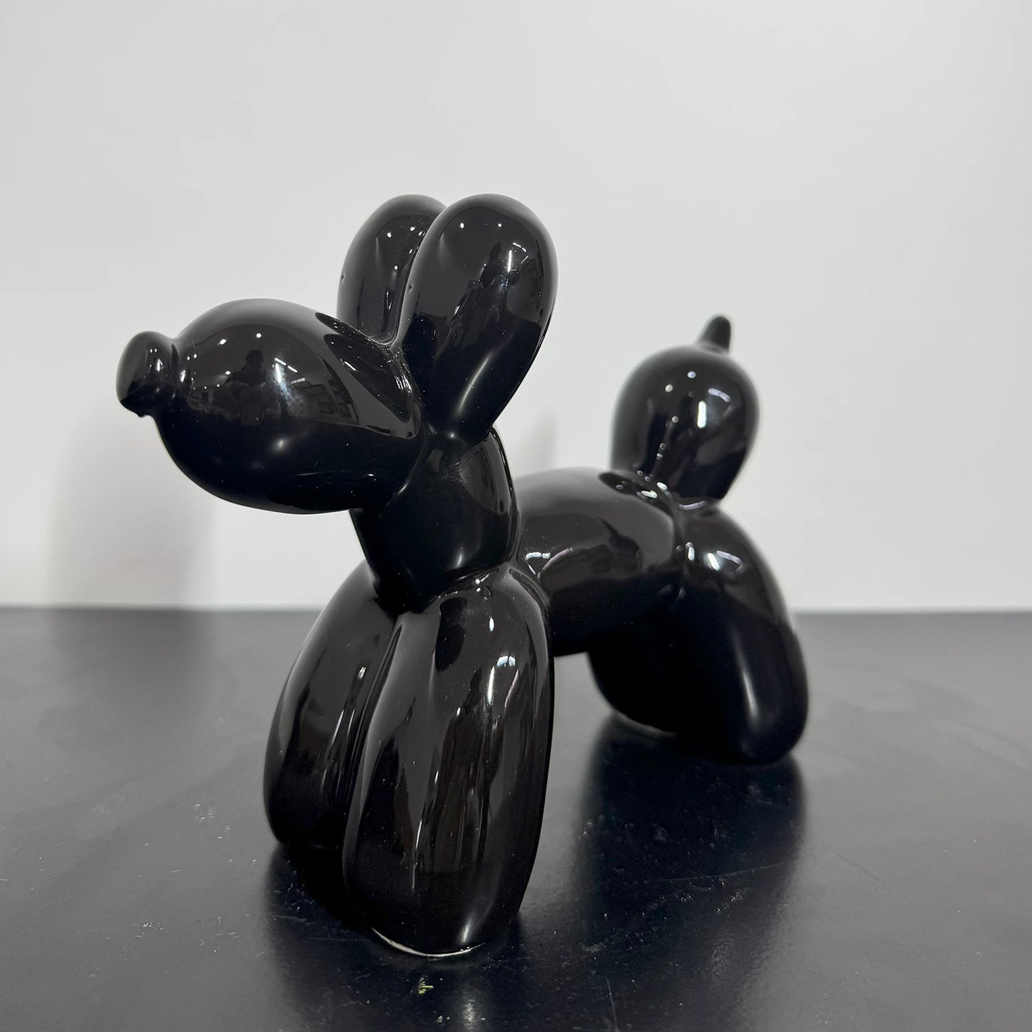 Cane Palloncino in Ceramica Nera – Il Tuo Amico Pop che Non Perde Pelo! - Mamma' Art