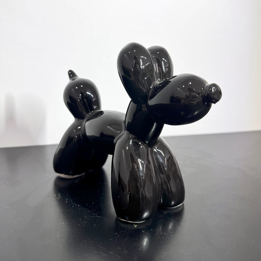 Cane Palloncino in Ceramica Nera – Il Tuo Amico Pop che Non Perde Pelo! - Mamma' Art