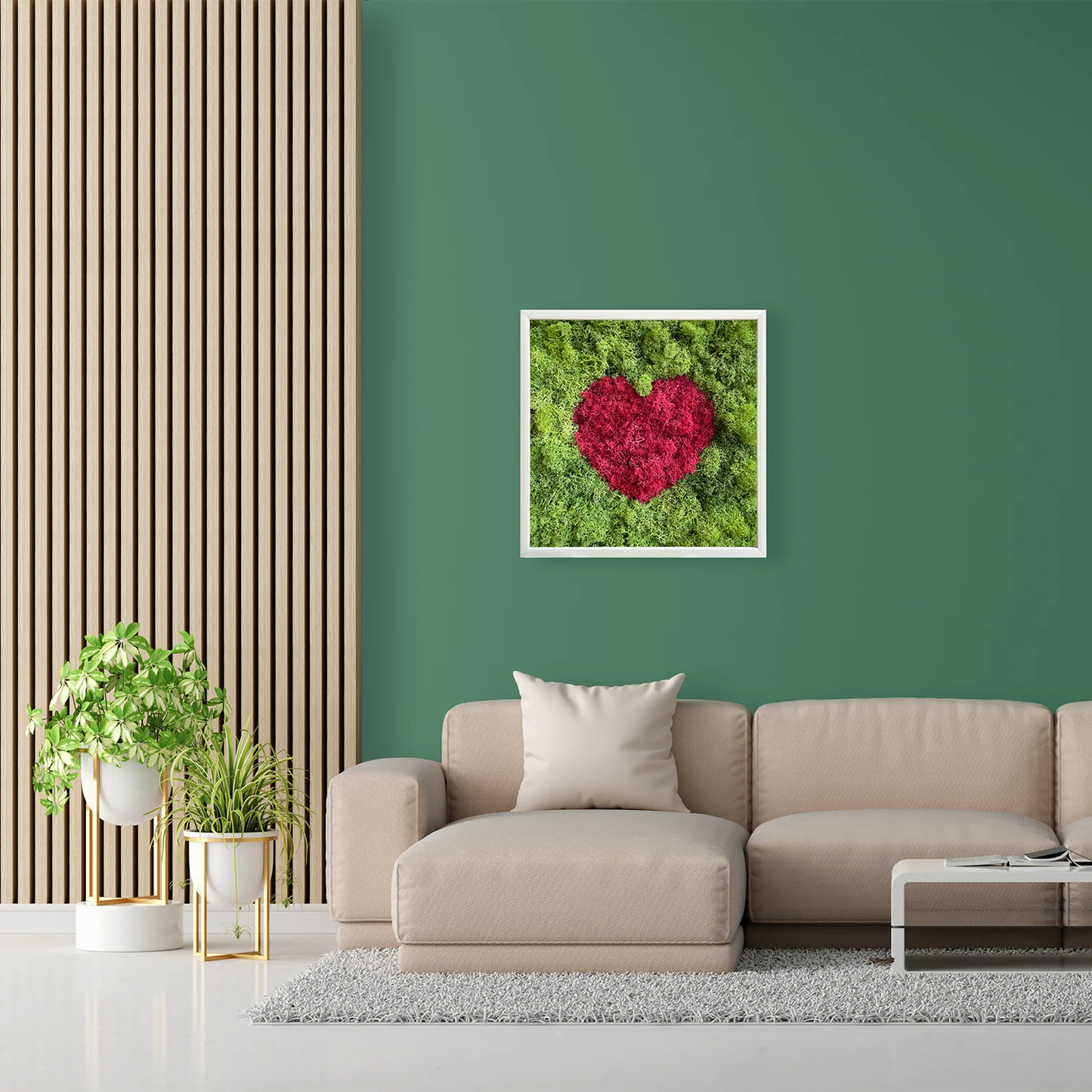 Ce l’ho ‘int’o petto, mo pure ‘ncopp’ ‘a parete - Fatto di Muschio o' ver - Mamma' Art