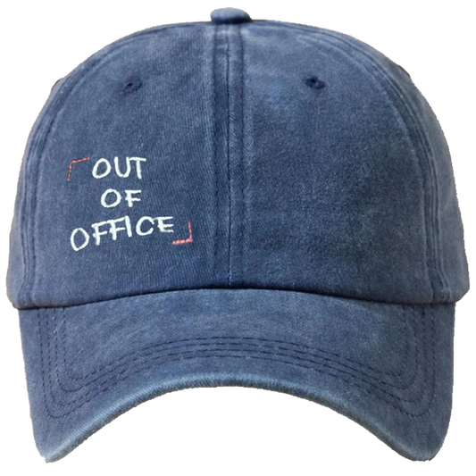 OUT OF OFFICE – Il cappello per chi ha staccato... pure il cervello - Mamma' Art