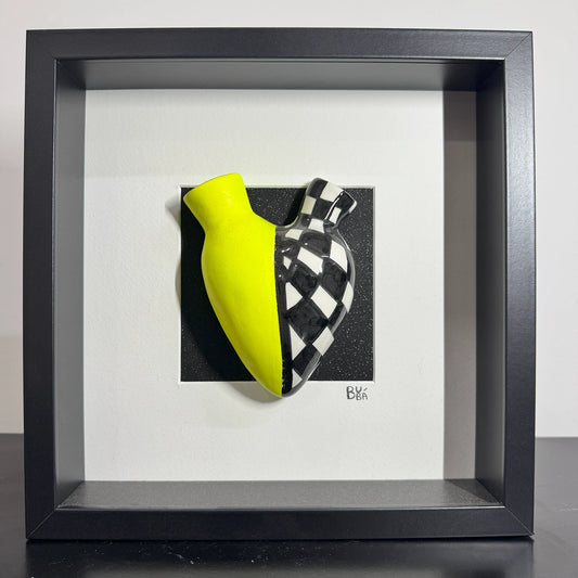 Quadro "Il Cuore che Vive di Contrasti" - L’Equilibrio Perfetto - Mamma' Art