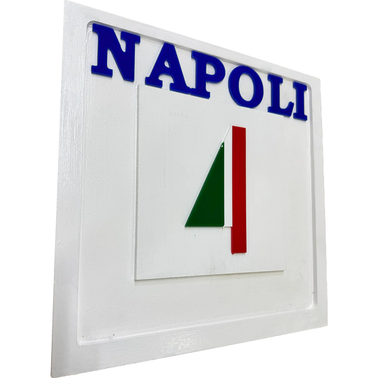 Quadro AG4IN – Il Quarto Scudetto del Napoli, in Arte Pop Artigianale - Mamma' Art