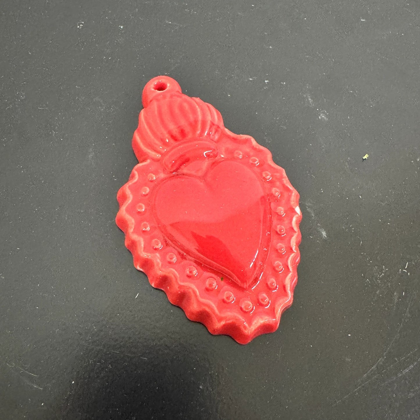 Sacro Cuore Mini – Amore e Portafortuna Scaramantico da Appendere - Mamma' Art