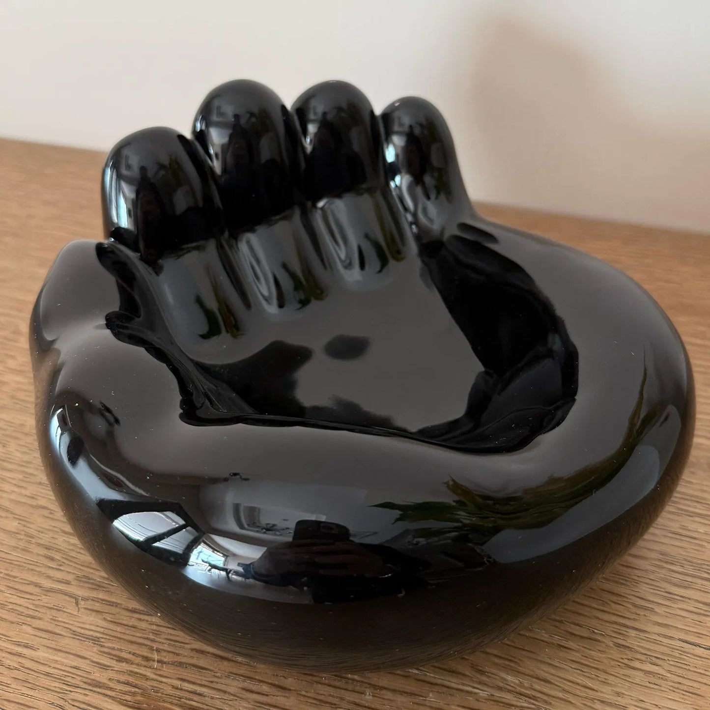 MAMMA', Addò Stann' 'E Chiave? – Svuotatasche Nero in Ceramica di Vietri - Mamma' Art