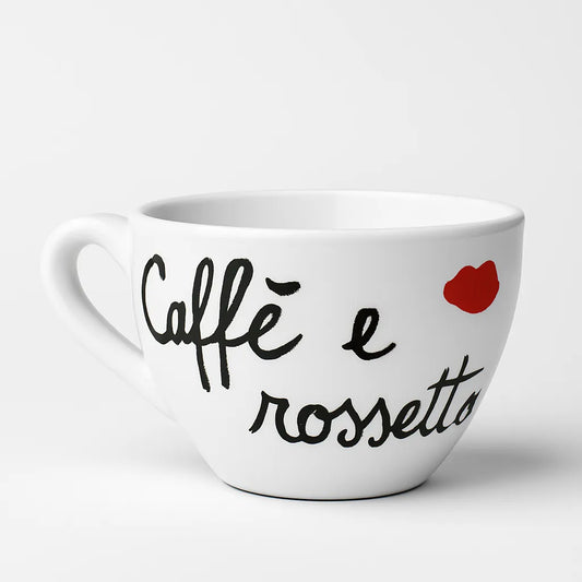 Tazzina "Caffè e Rossetto" – Sorsi di stile con un bacio pop - Mamma' Art