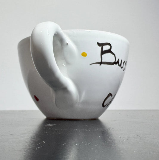 Tazza da Tè "Buongiorno un Ca***" – Per Mattine Senza Filtri!** - Mamma' Art