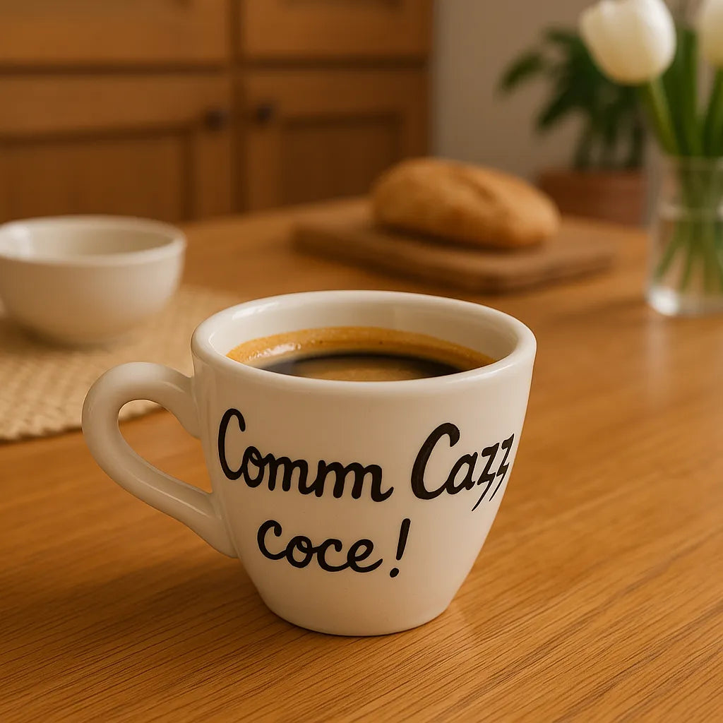 Tazzulella e' Caffè "Comm Cazz Coce!" - Mamma' Art