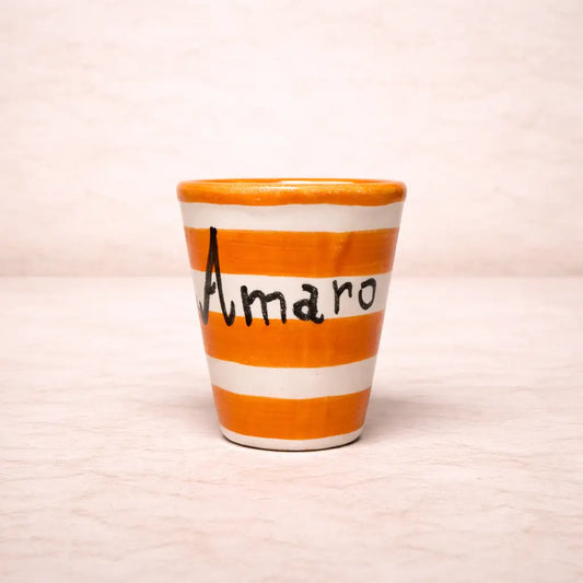 Bicchierino "Amaro" in Ceramica di Vietrese - L'ammazzacaffè con tradizione