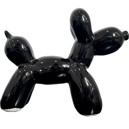 Cane Palloncino in Ceramica Nera – Il Tuo Amico Pop che Non Perde Pelo! - Mamma' Art