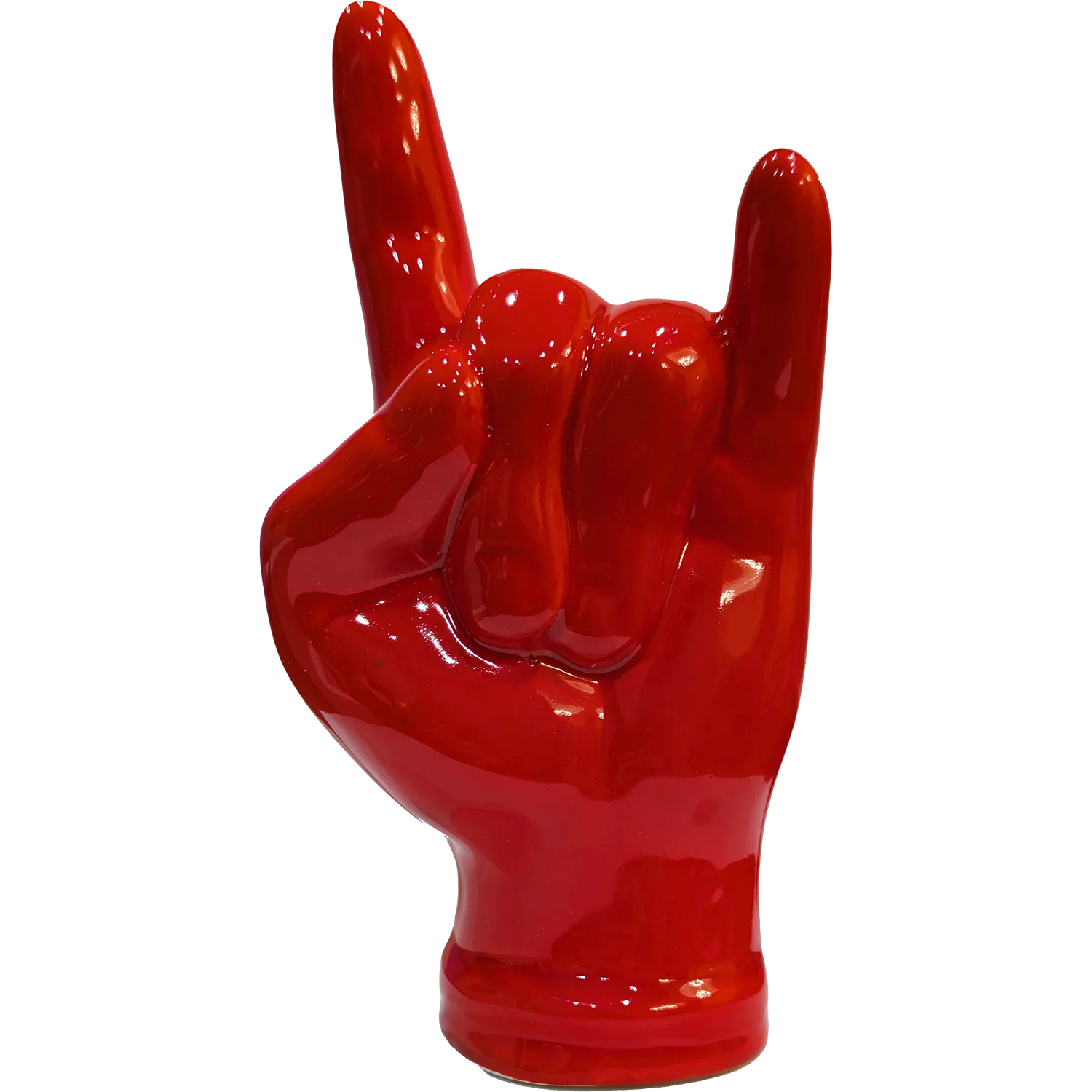 Tien e "Corna" Rosse Grandi in Ceramica - Mamma' Art