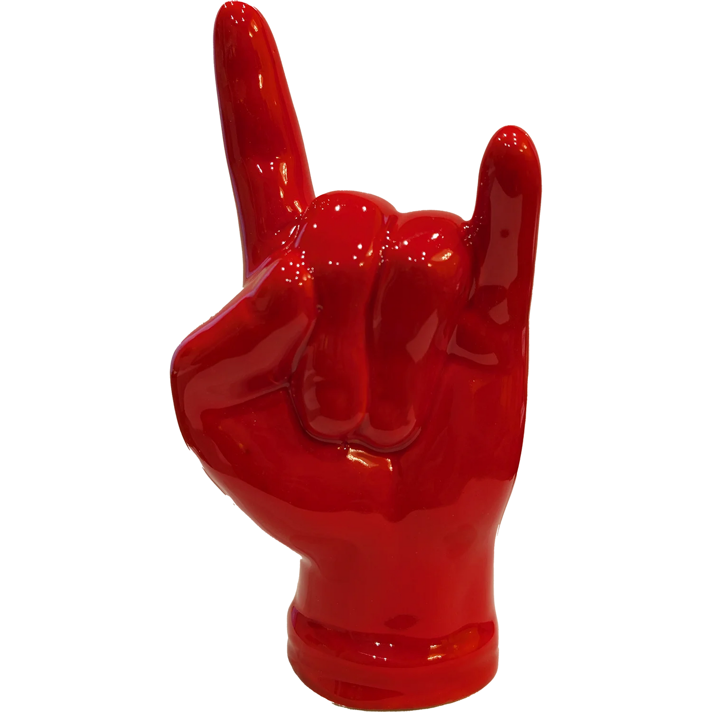 Tien e "Corna" Rosse Grandi in Ceramica - Mamma' Art