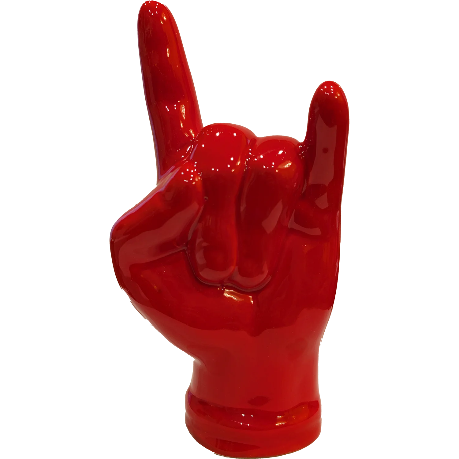 Tien e "Corna" Rosse Grandi in Ceramica - Mamma' Art