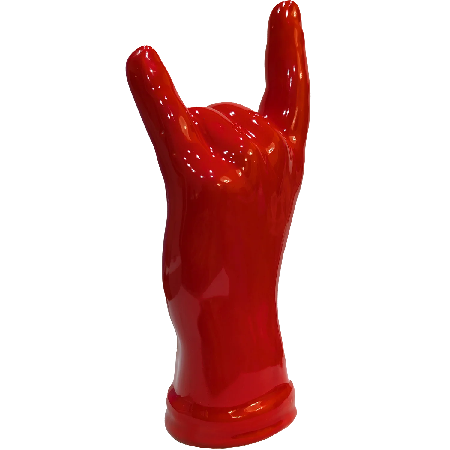 Tien e "Corna" Rosse Grandi in Ceramica - Mamma' Art