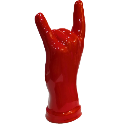 Tien e "Corna" Rosse Grandi in Ceramica - Mamma' Art