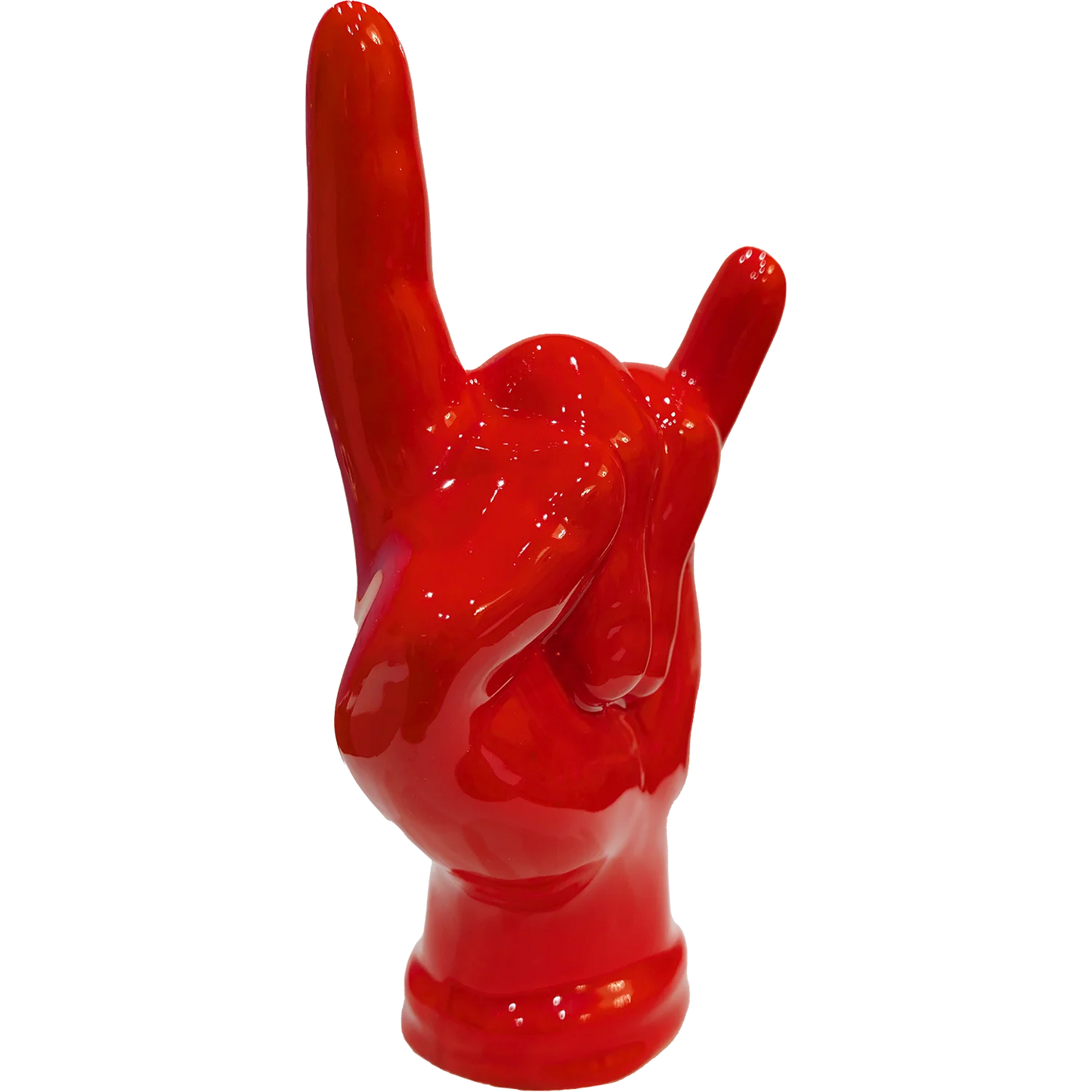 Tien e "Corna" Rosse Grandi in Ceramica - Mamma' Art