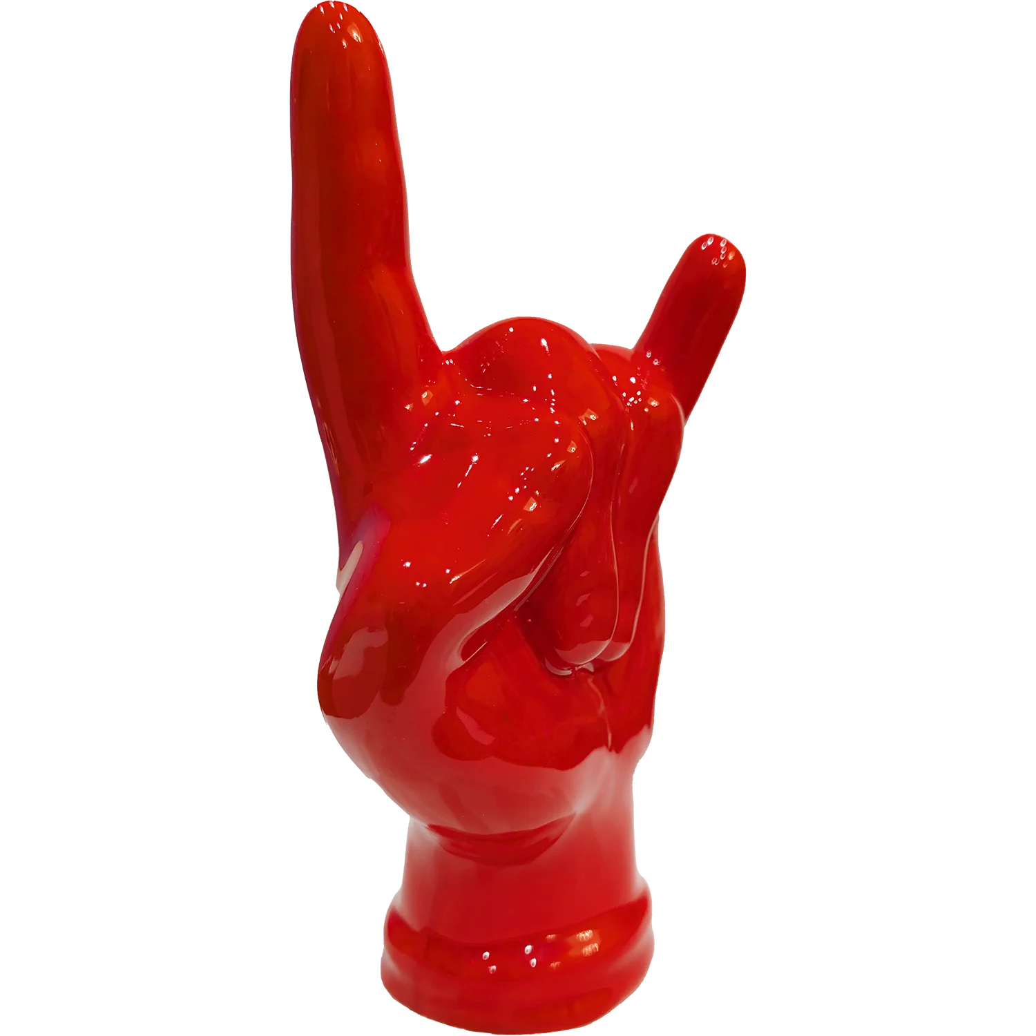 Tien e "Corna" Rosse Grandi in Ceramica - Mamma' Art