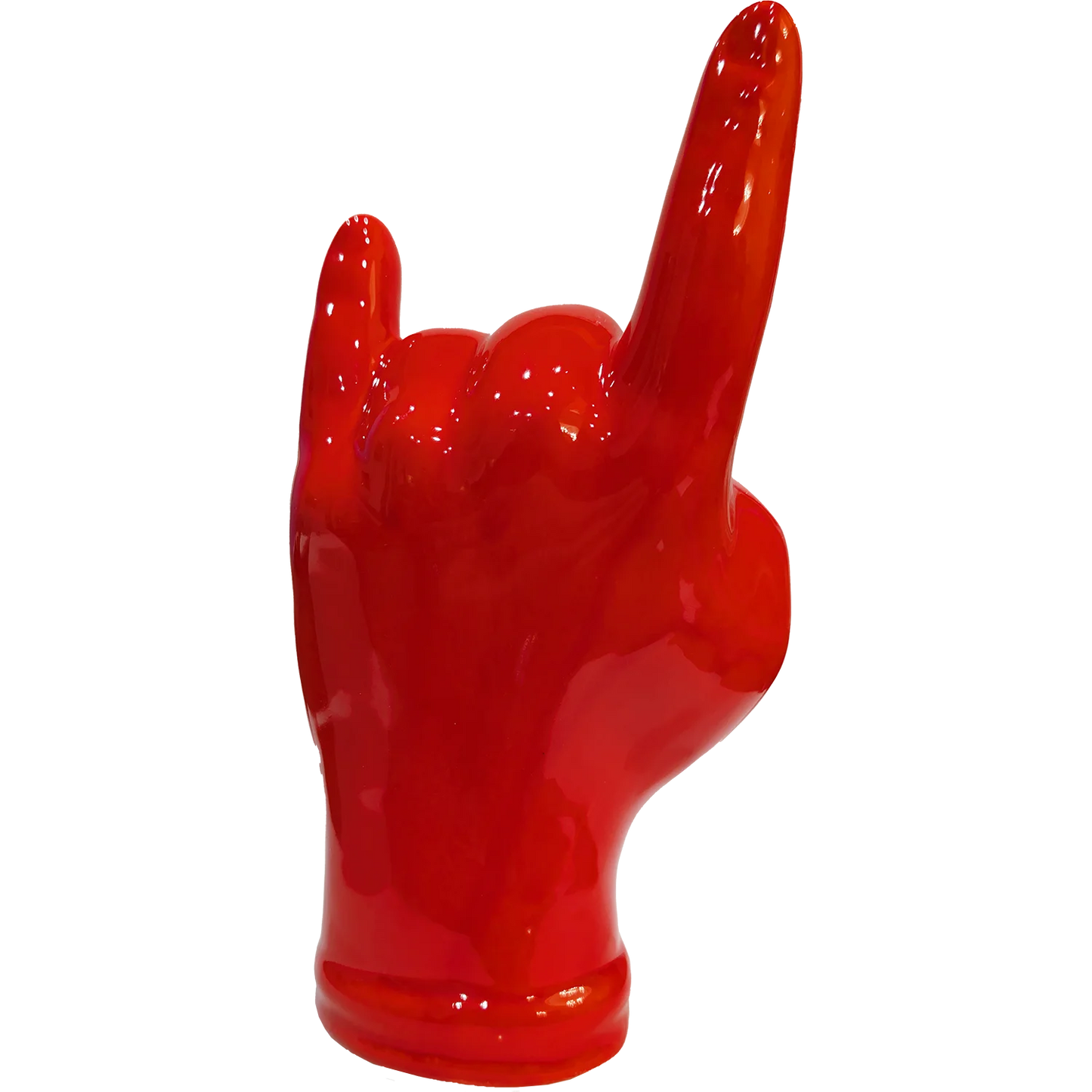 Tien e "Corna" Rosse Grandi in Ceramica - Mamma' Art