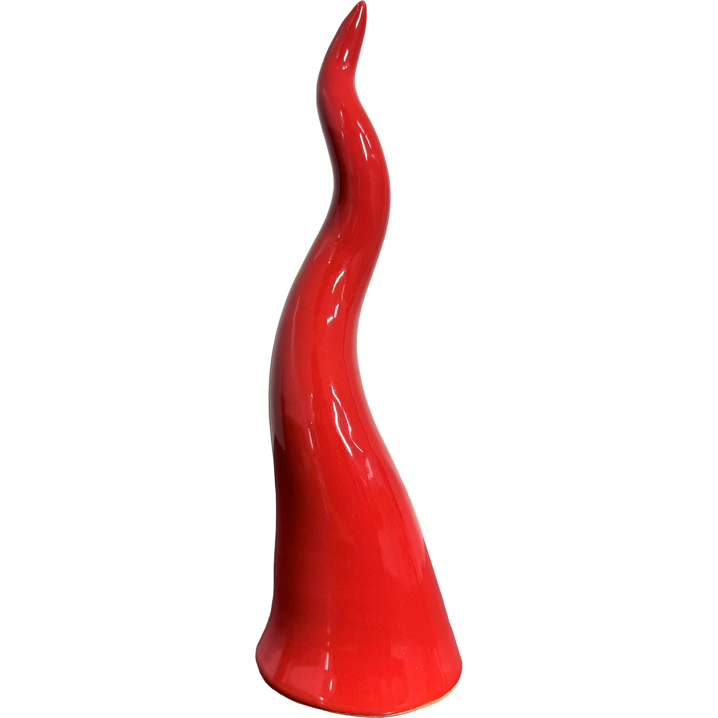 Corno Rosso in Ceramica 15 Cm – La Scaramanzia con Stile! - Mamma' Art