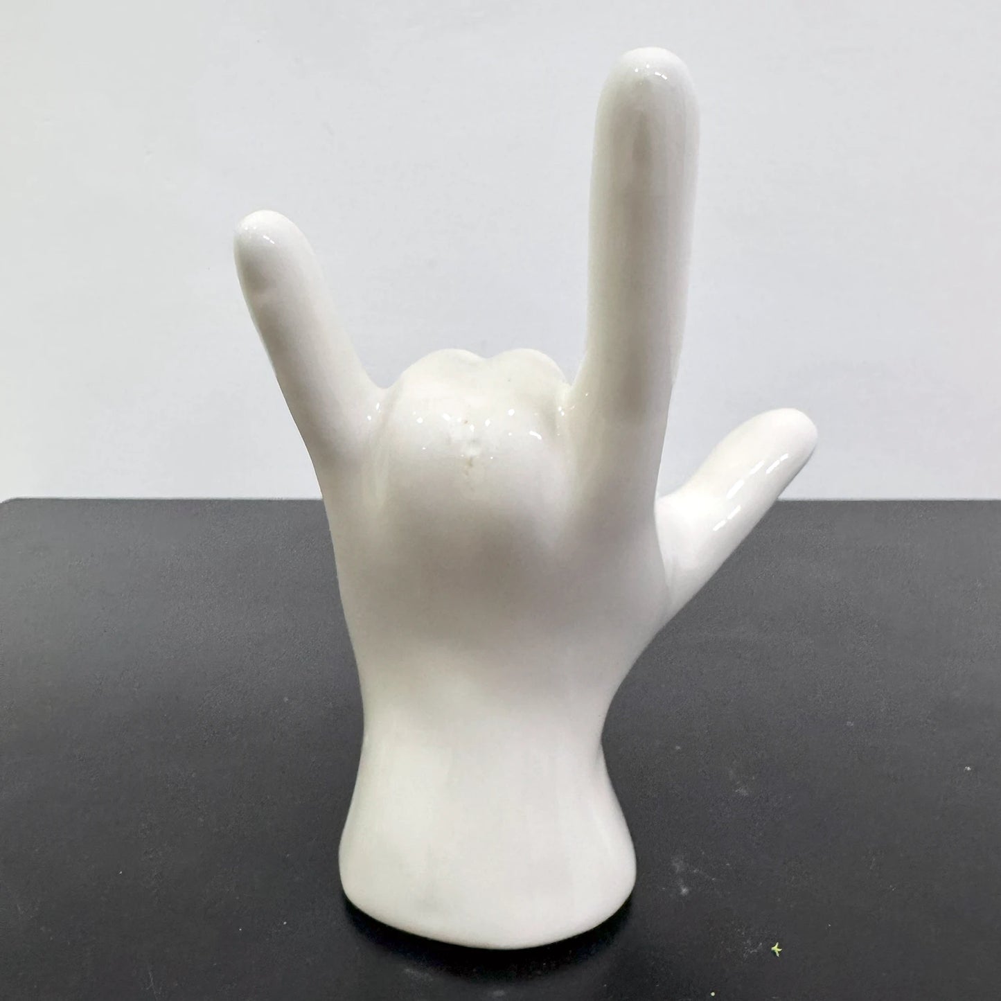 Mano “I LOVE YOU & ROCK ‘N’ LOVE” in Ceramica - Mamma' Art