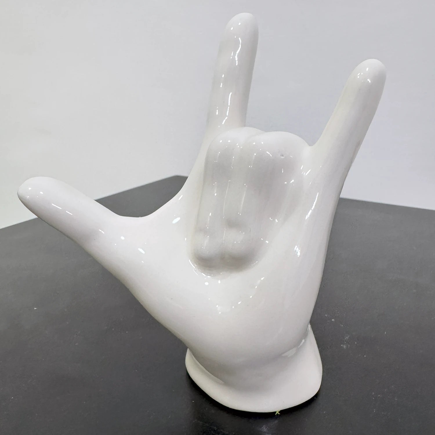 Mano “I LOVE YOU & ROCK ‘N’ LOVE” in Ceramica - Mamma' Art