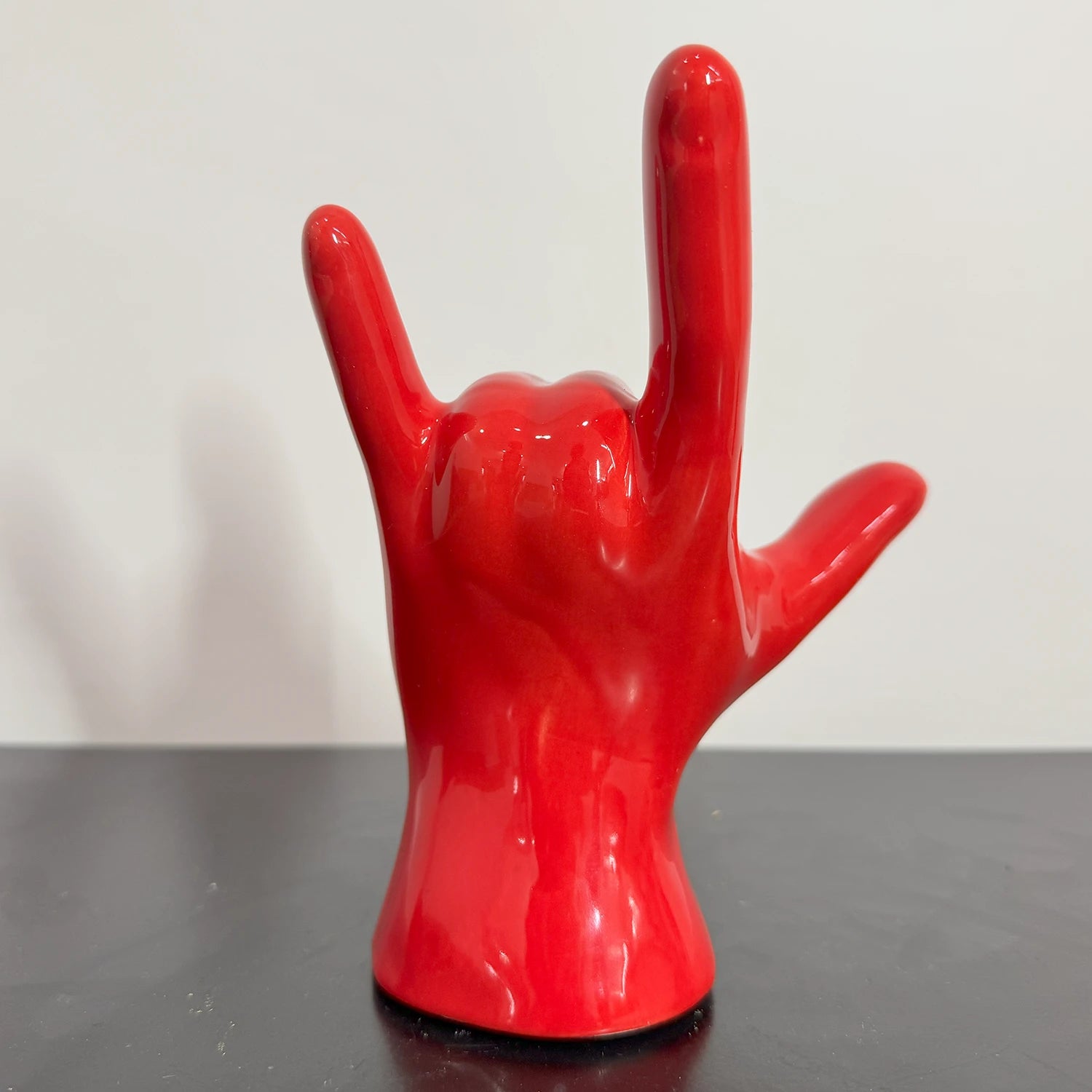 Mano “I LOVE YOU & ROCK ‘N’ LOVE” in Ceramica - Mamma' Art