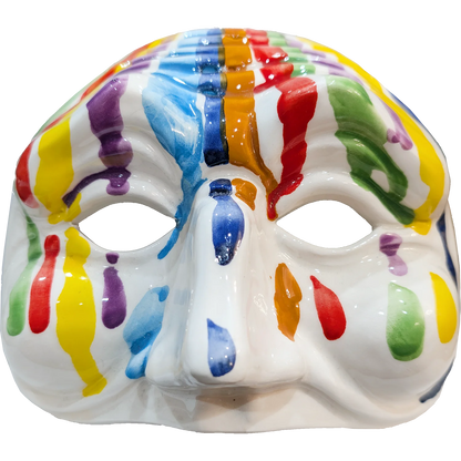Maschera di Pulcinella Effetto Colato – A' festa nun fernesce maje - Mamma' Art