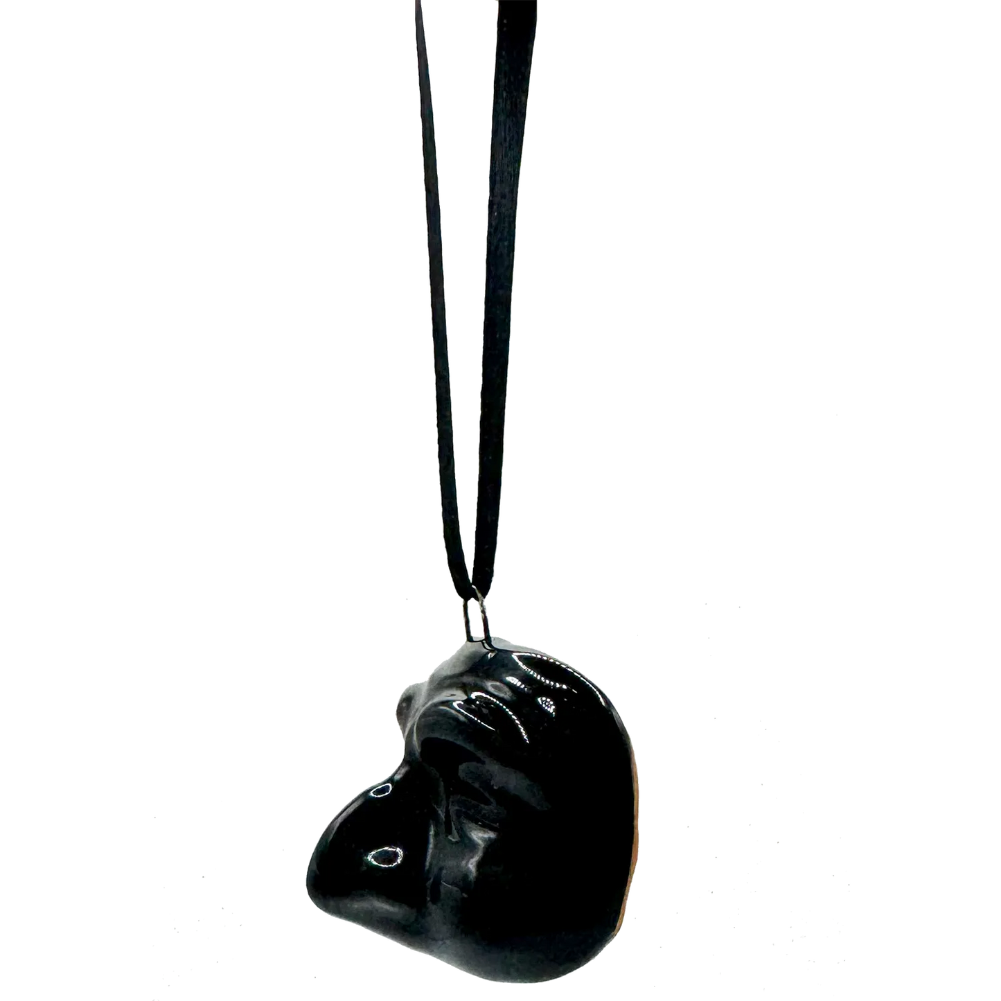 Mini Maschera di Pulcinella Nera – Decorazione Pop Napoletana con Laccetto - Mamma' Art