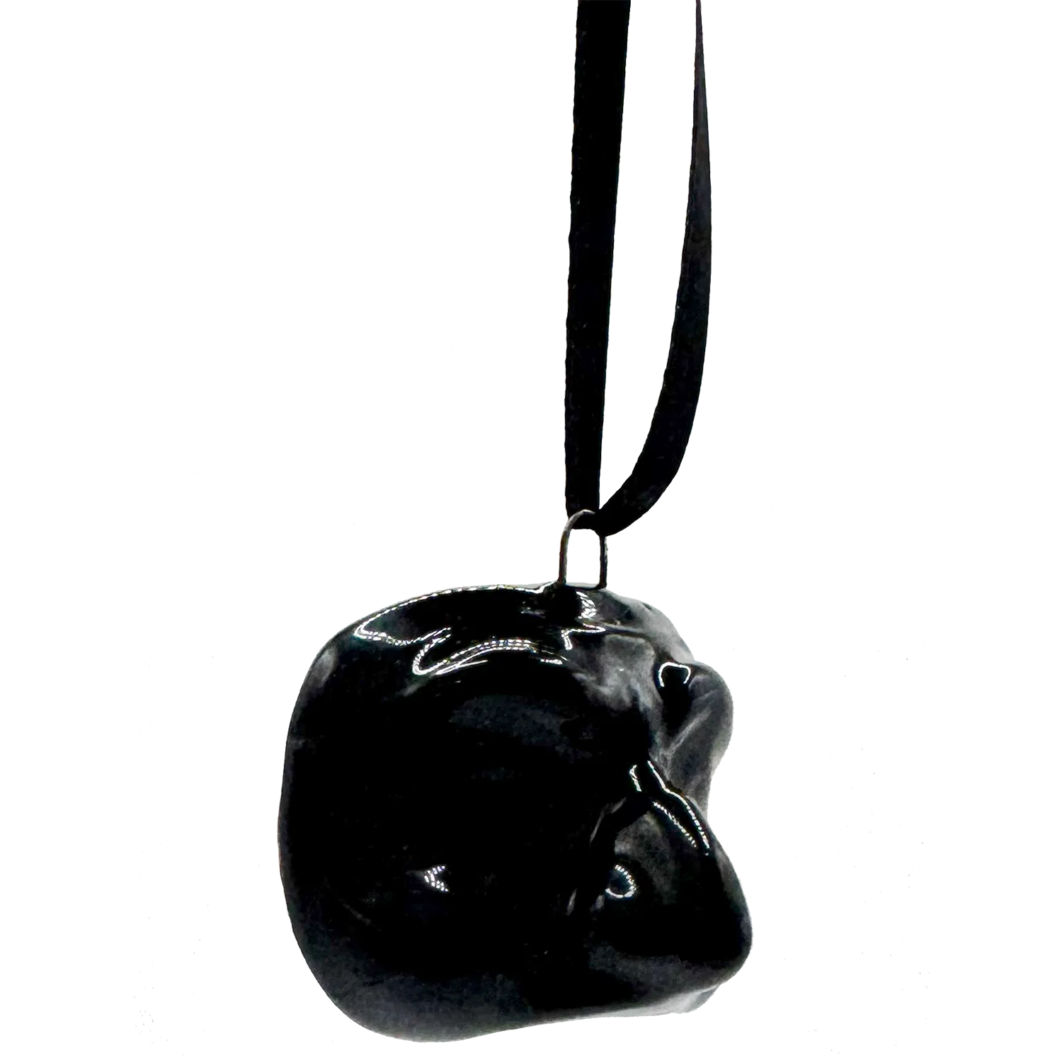 Mini Maschera di Pulcinella Nera – Decorazione Pop Napoletana con Laccetto - Mamma' Art