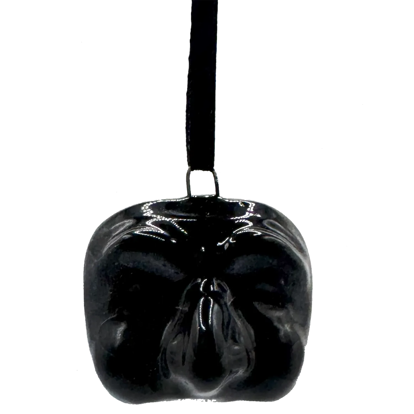 Mini Maschera di Pulcinella Nera – Decorazione Pop Napoletana con Laccetto - Mamma' Art