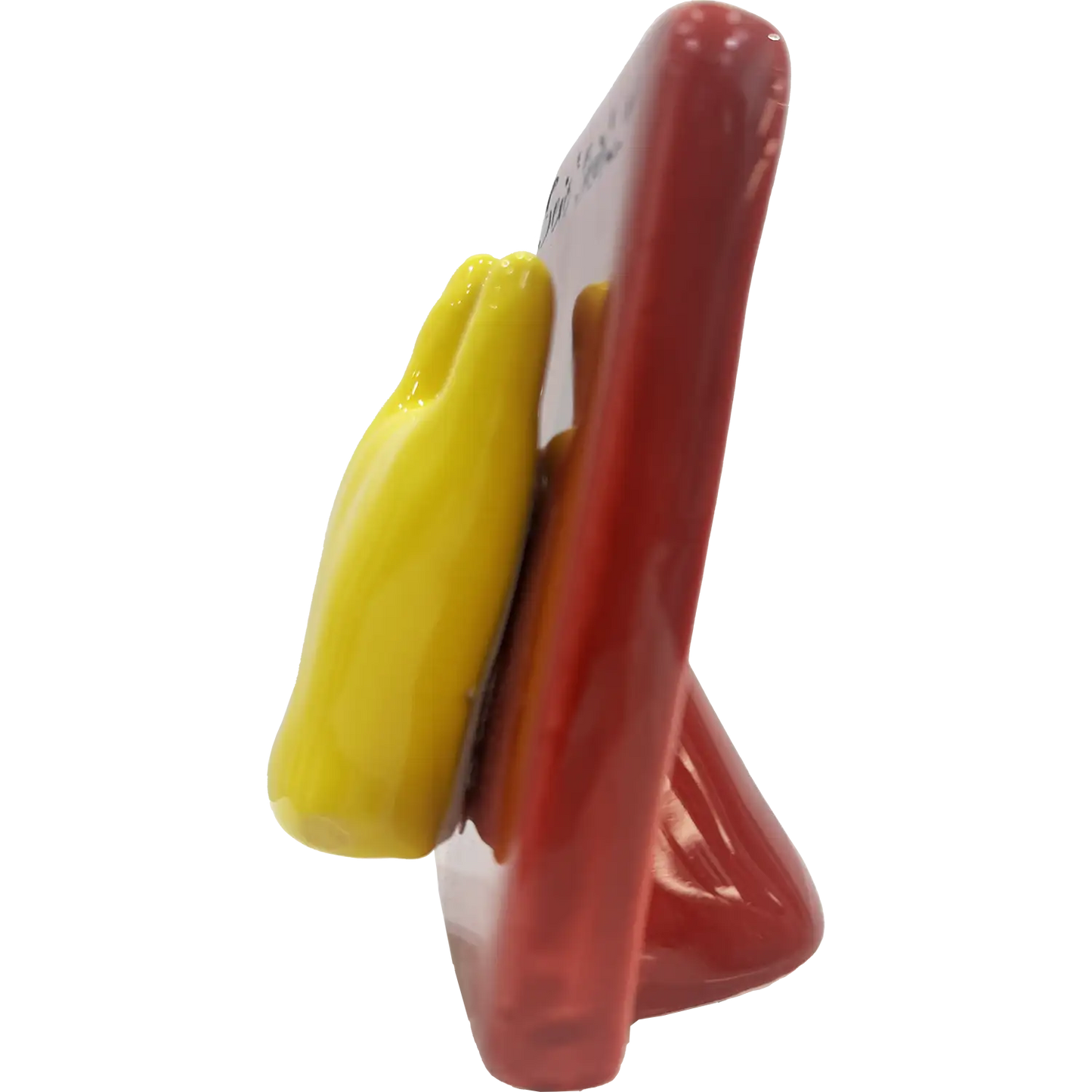 Mattonella “Scio Scio” – Corna Gialle su Fondo Rosso