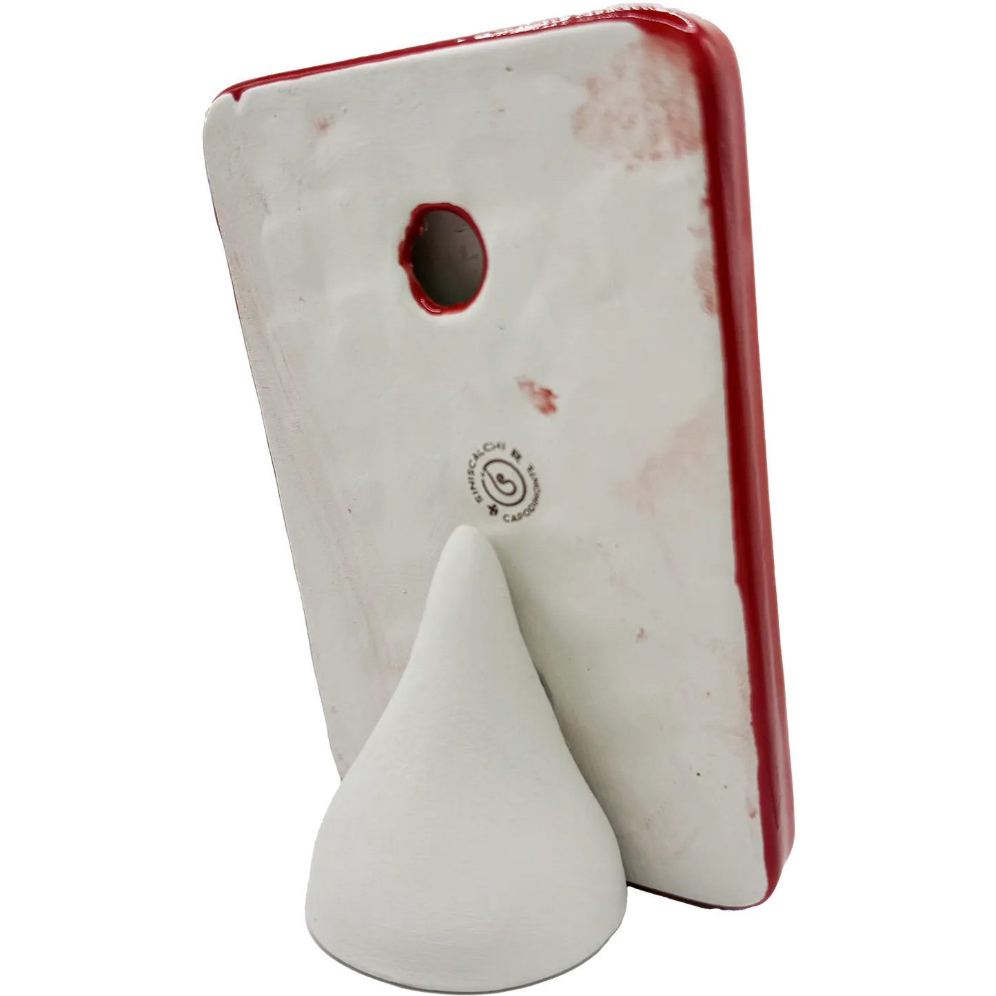 Mattonella "Tiè Tiè!" con Corna Nere – Protezione col Sorriso! - Mamma' Art