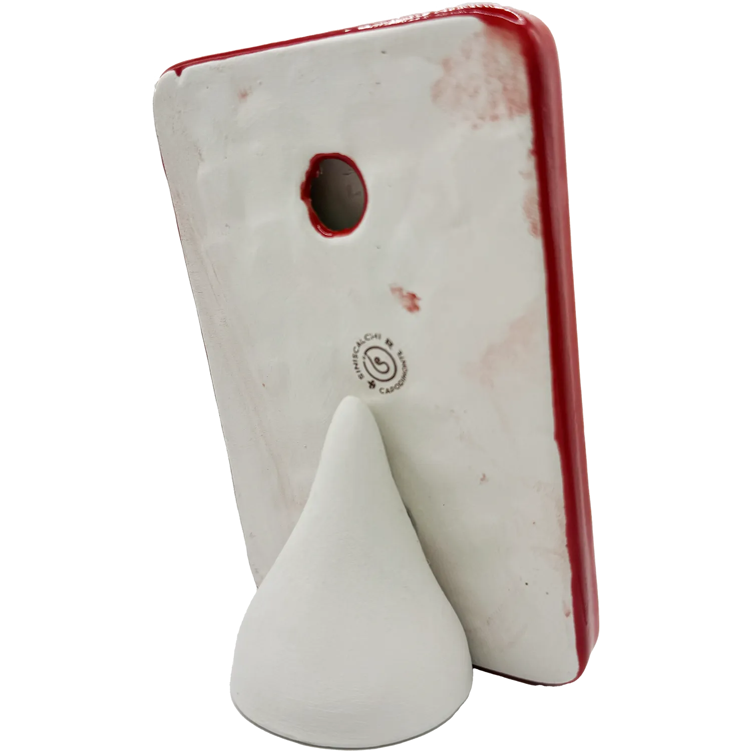 Mattonella "Tiè Tiè!" con Corna Nere – Protezione col Sorriso! - Mamma' Art