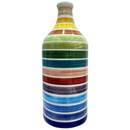 Oliera Multicolor - Fatto e dipinto a mano in Ceramica di Vietri