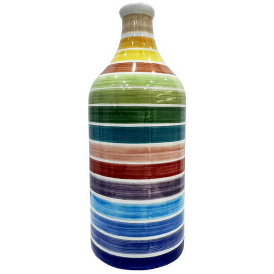 Oliera Multicolor - Fatto e dipinto a mano in Ceramica di Vietri