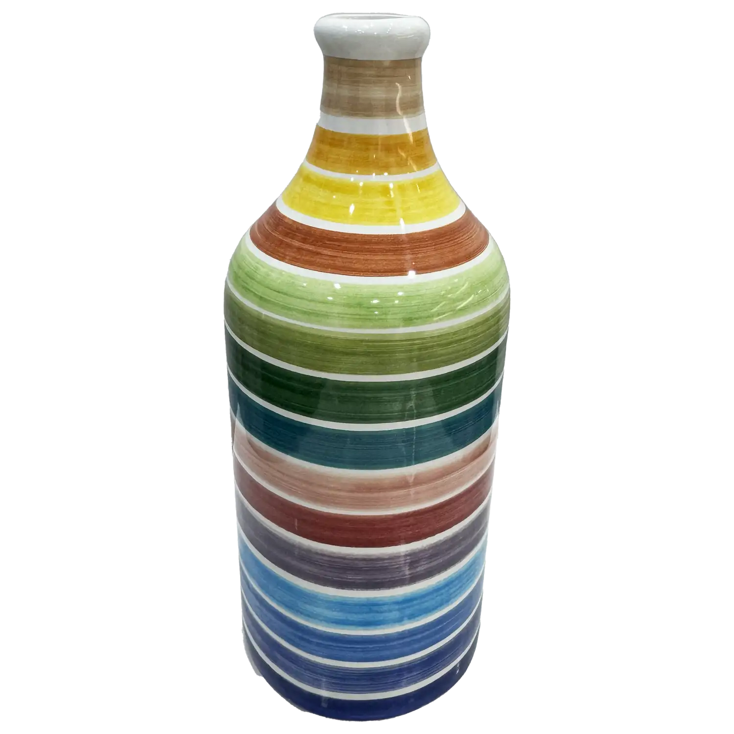 Oliera Multicolor - Fatto e dipinto a mano in Ceramica di Vietri