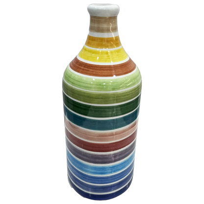 Oliera Multicolor - Fatto e dipinto a mano in Ceramica di Vietri