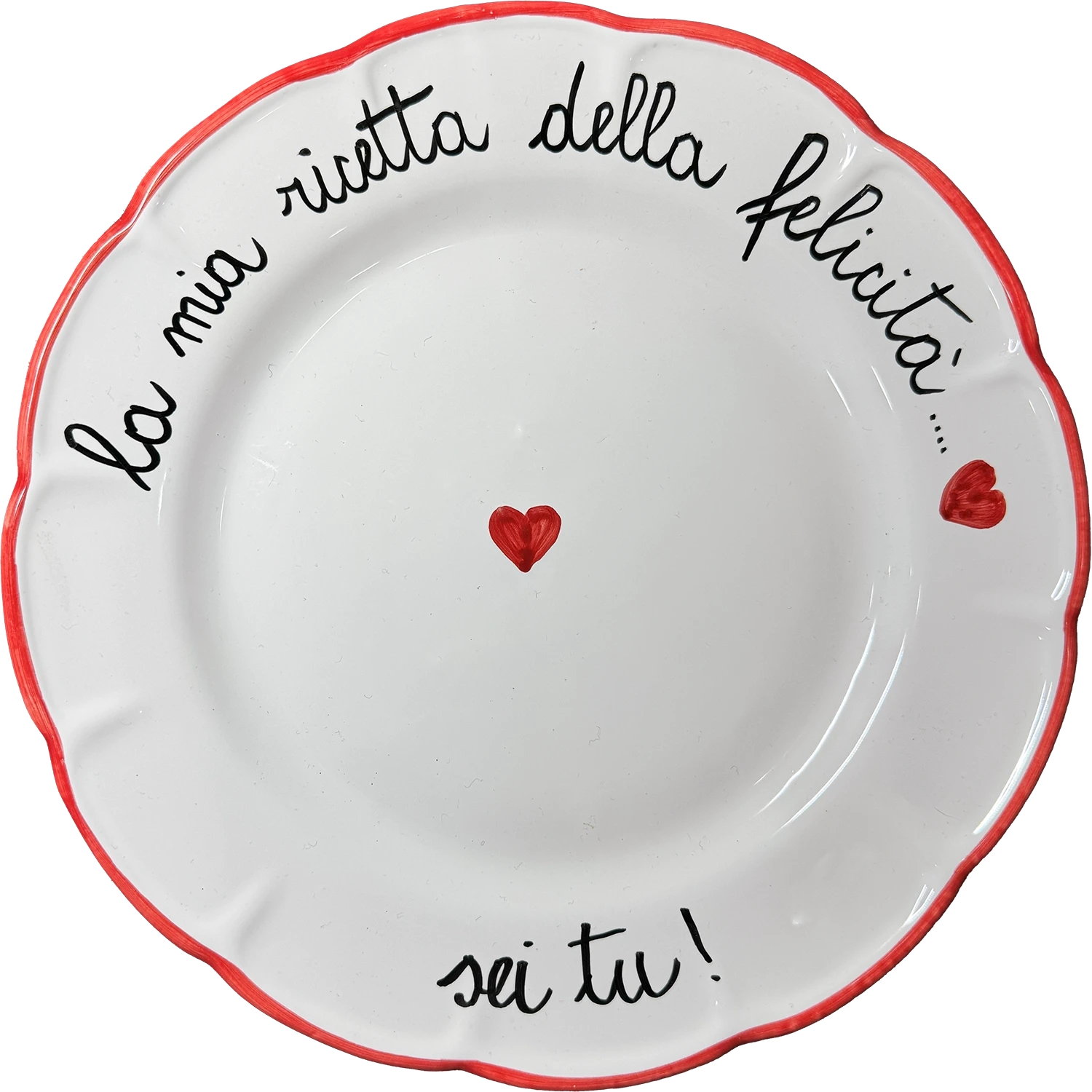 Piatto "La mia ricetta della felicità… sei tu!" – Il Piatto per Chi Ama! - Mamma' Art