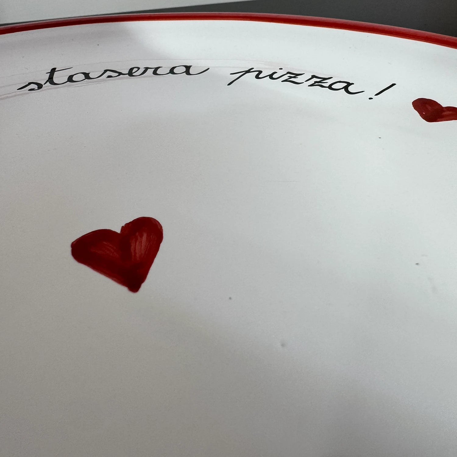 Piatto Pizza "Allora Stasera Pizza" – Il Richiamo della Fame! - Mamma' Art