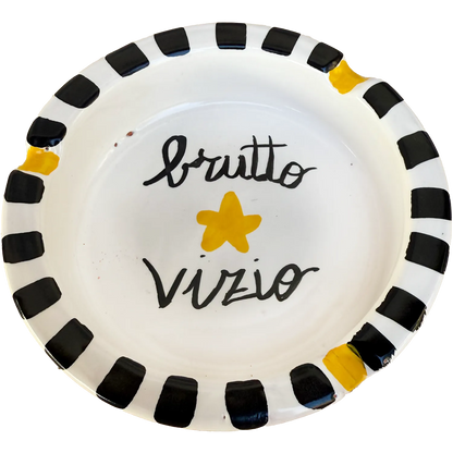 Posacenere Grande “Brutto Vizio” – Vietri con la stella (e col vizio) - Mamma' Art