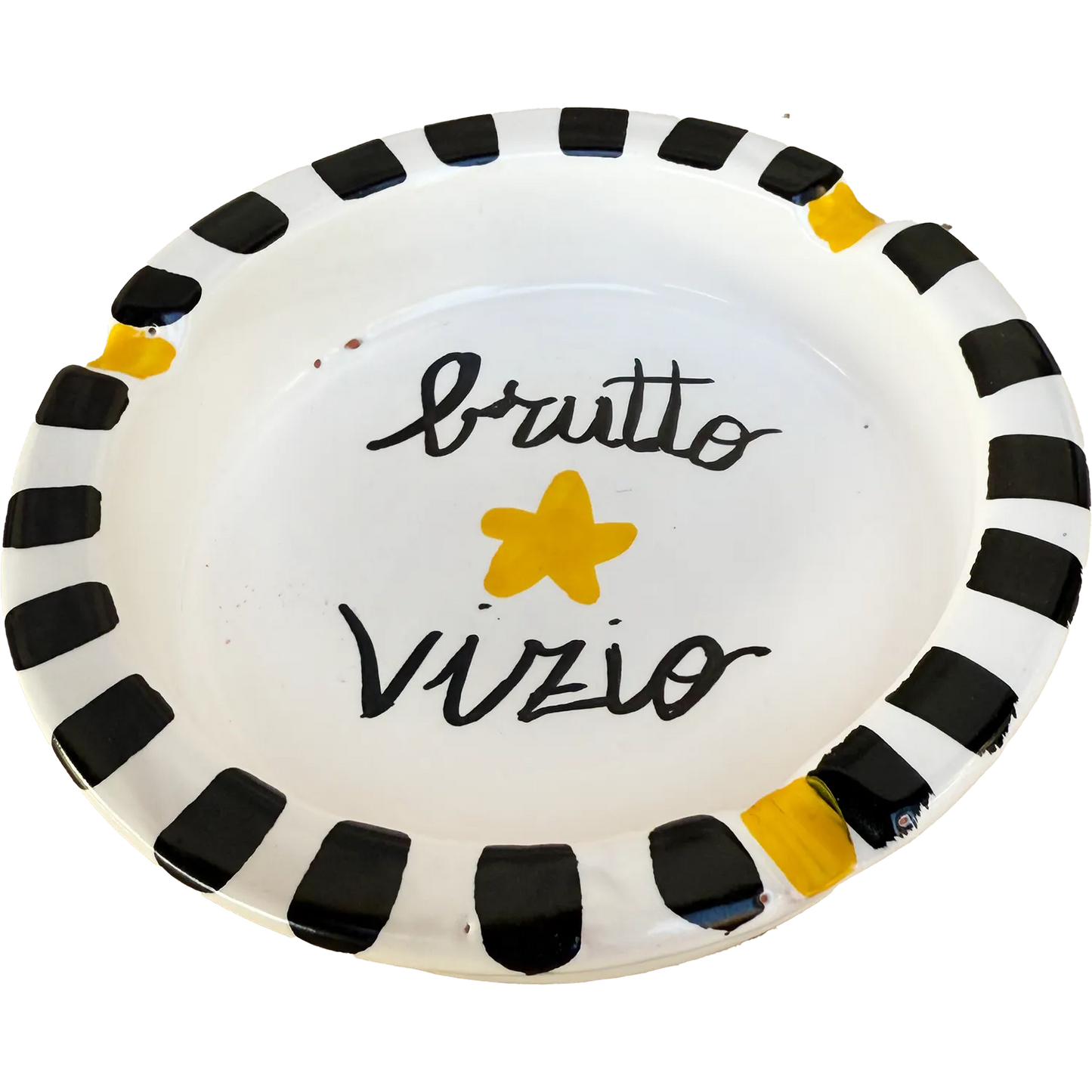 Posacenere Grande “Brutto Vizio” – Vietri con la stella (e col vizio) - Mamma' Art