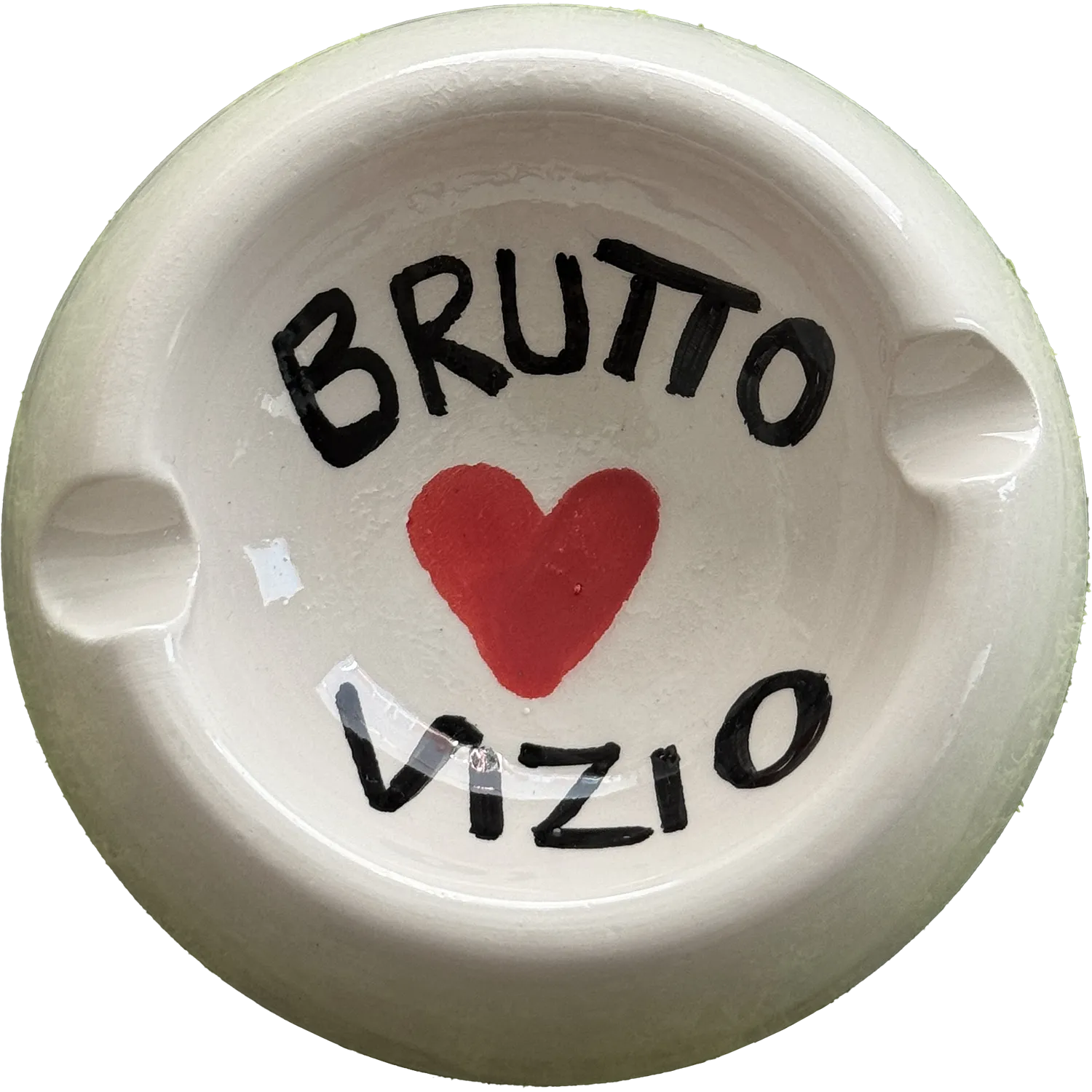 Posacenere “Brutto Vizio” - Per chi ancora non smette ma lo fa con stile - Mamma' Art