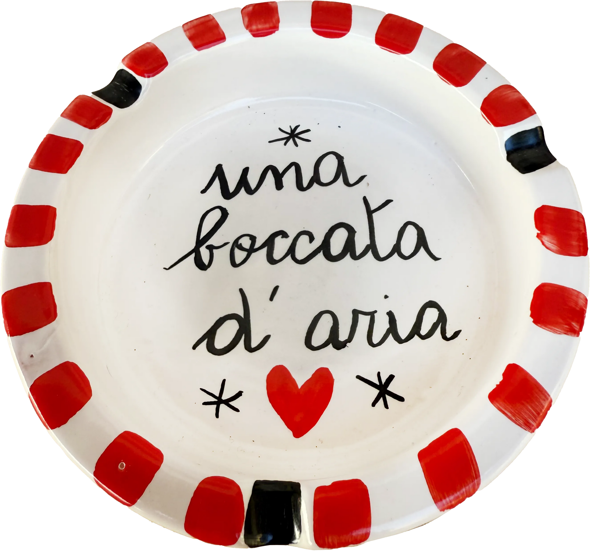 Posacenere “Una boccata d’aria” – Vietri col fiato buono - Mamma' Art