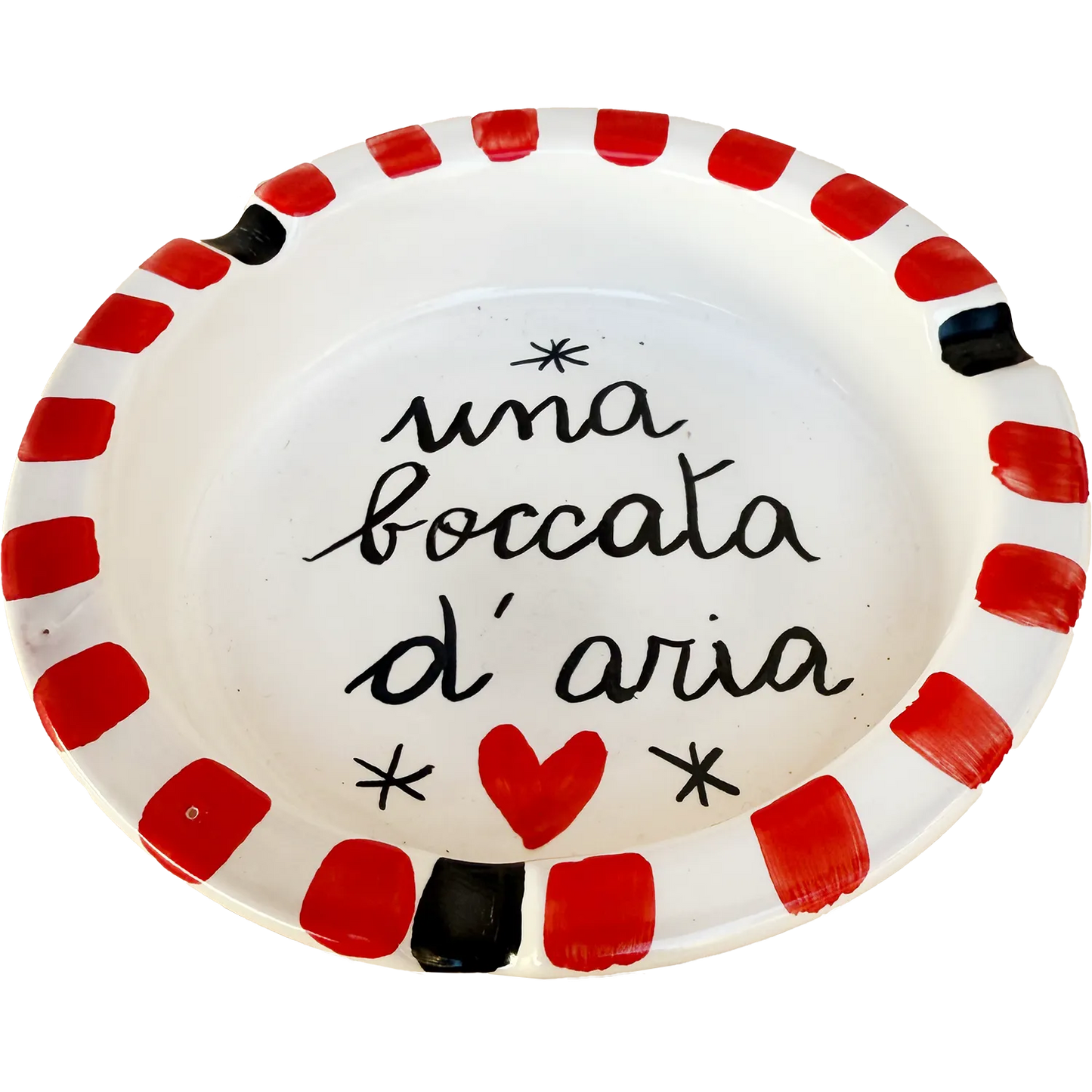 Posacenere “Una boccata d’aria” – Vietri col fiato buono - Mamma' Art