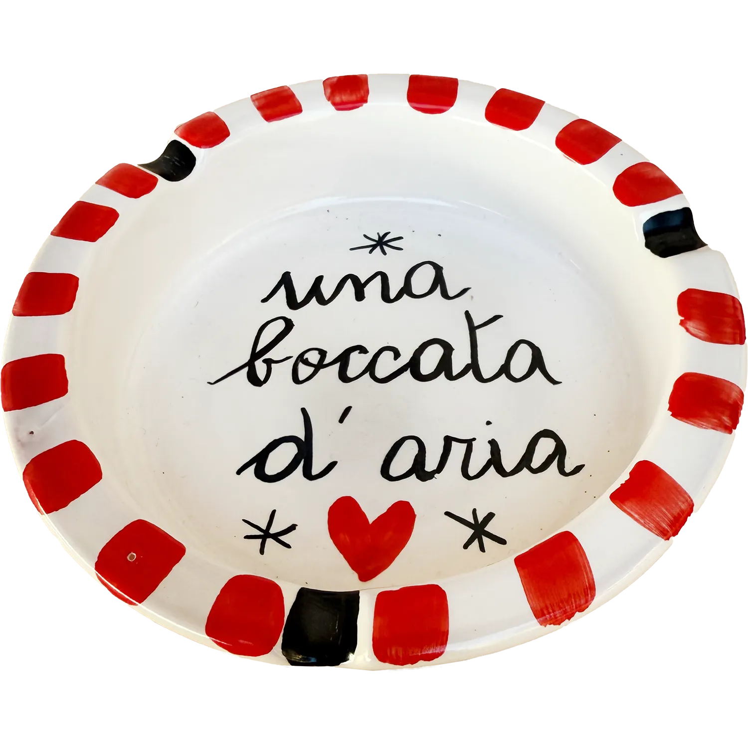 Posacenere “Una boccata d’aria” – Vietri col fiato buono - Mamma' Art