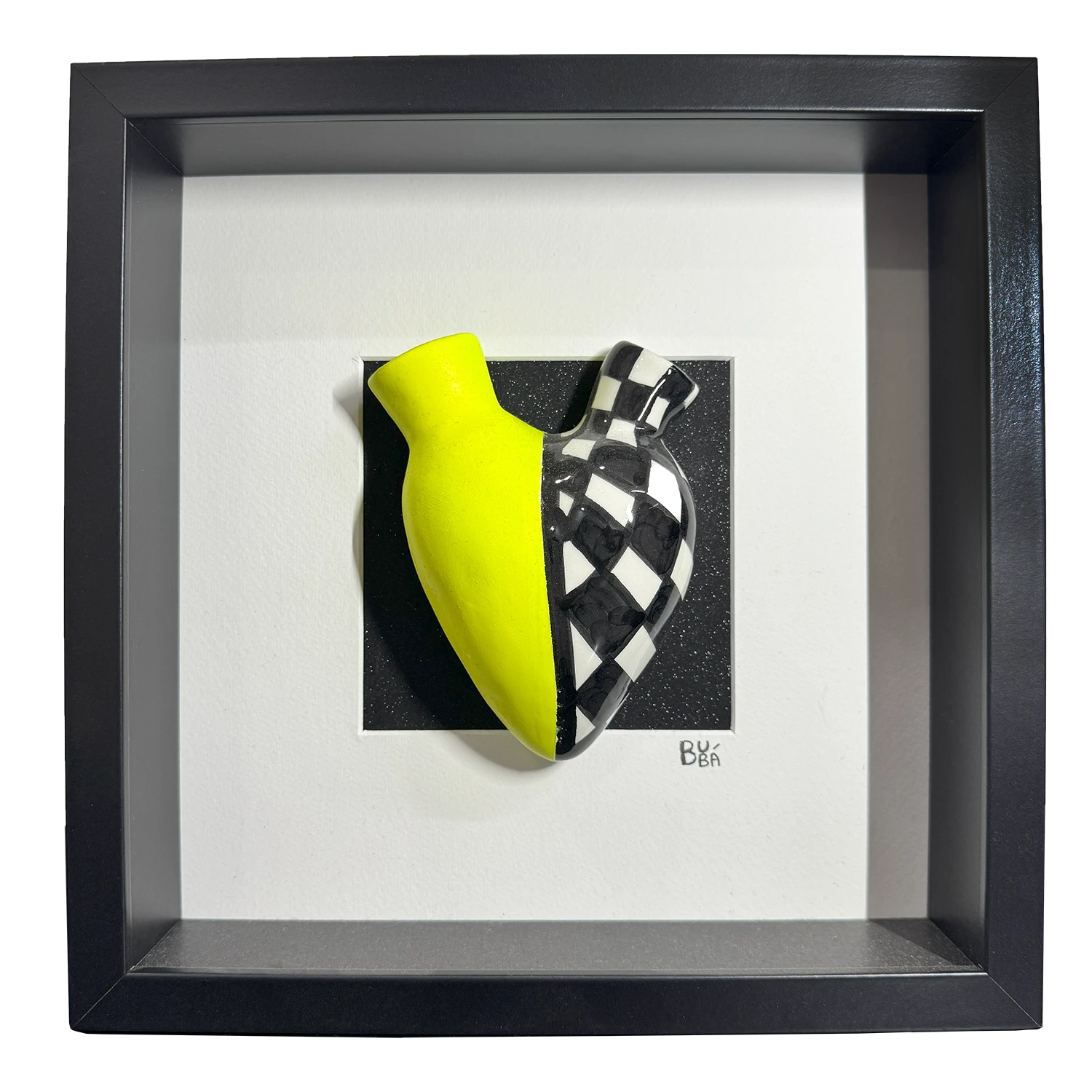 Quadro "Il Cuore che Vive di Contrasti" - L’Equilibrio Perfetto - Mamma' Art