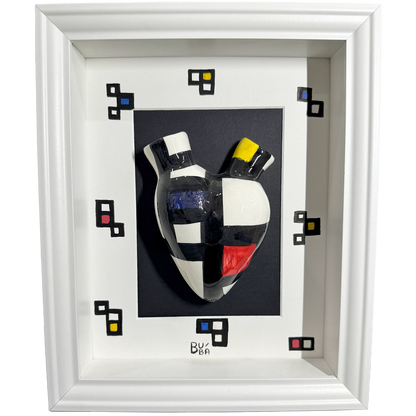 Quadro Cuore Multicolor – L’amore è un’opera d’arte (letteralmente!) - Mamma' Art