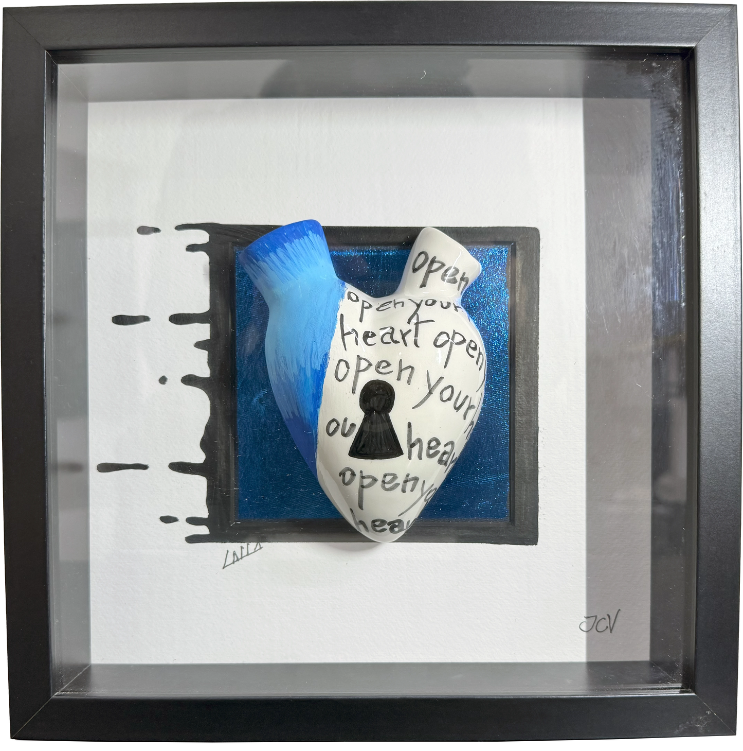 Quadro "Open Your Heart" – Il cuore che aspetta la chiave giusta - Mamma' Art