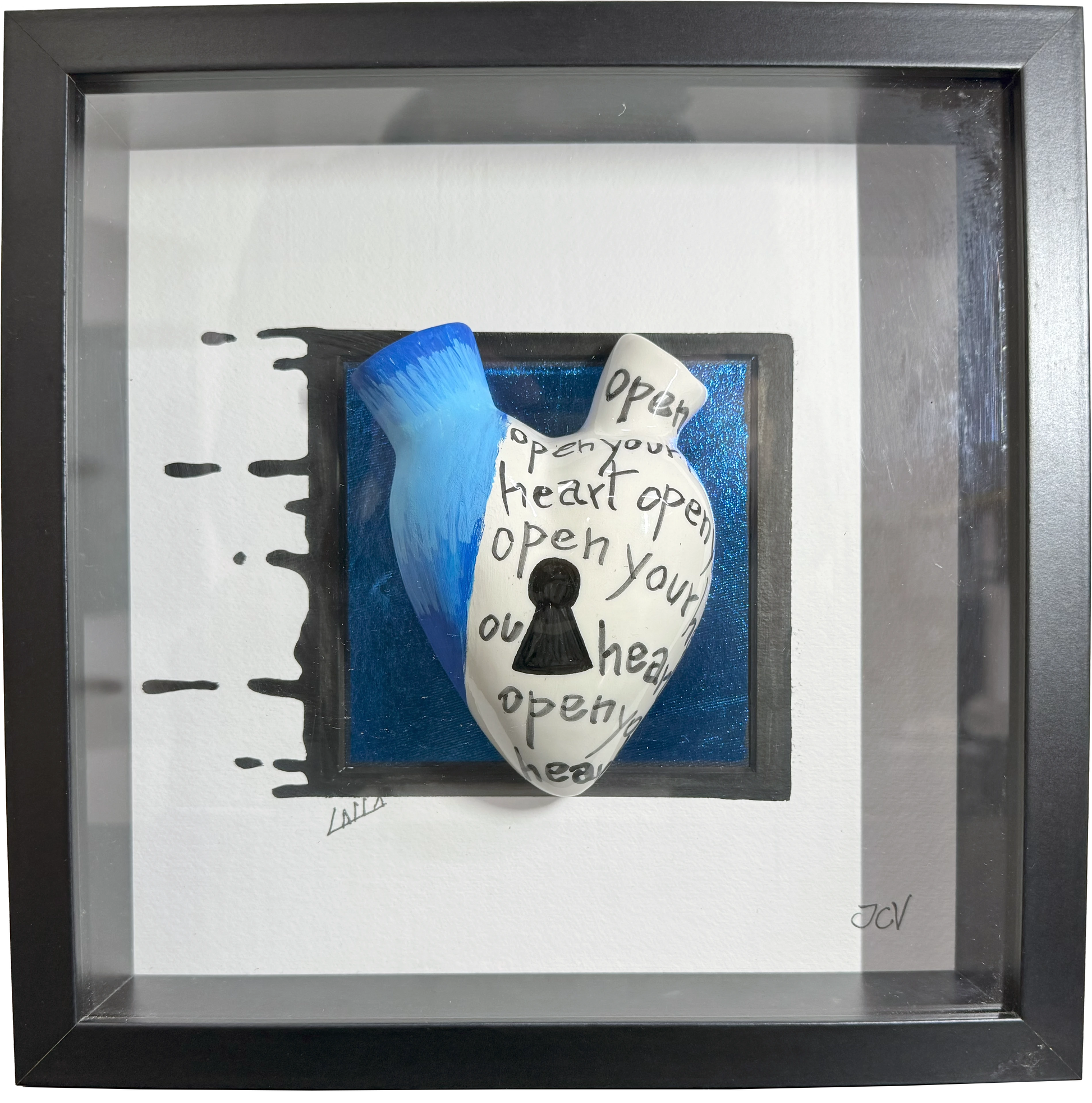 Quadro "Open Your Heart" – Il cuore che aspetta la chiave giusta - Mamma' Art