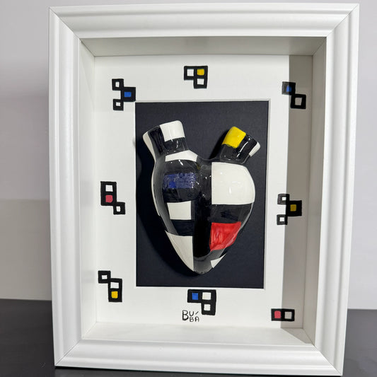 Quadro Cuore Multicolor – L’amore è un’opera d’arte (letteralmente!) - Mamma' Art