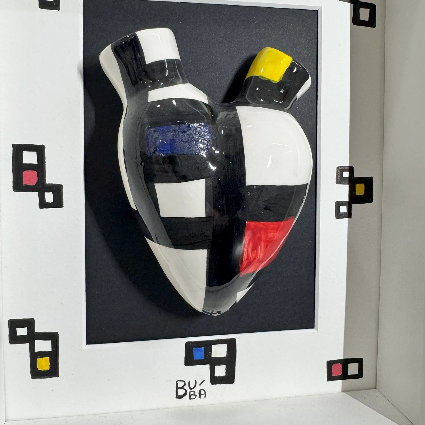 Quadro Cuore Multicolor – L’amore è un’opera d’arte (letteralmente!) - Mamma' Art